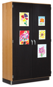 Canvas Door Display Cabinet