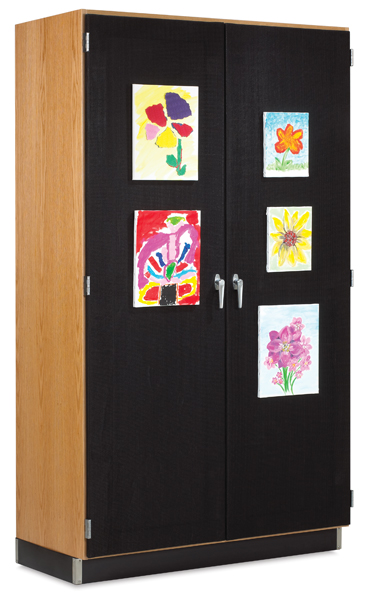 Canvas Door Display Cabinet