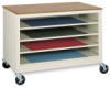 Paper Storage Cabine with 4 Shelves