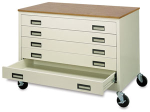 Paper Storage Cabinet with 5 Drawers