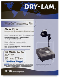 Write-On Film, 100 Sheets