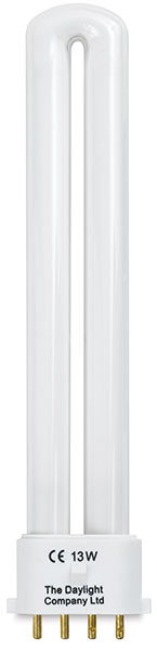 13W, 4-pin tube