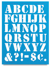 C-Thru Stencil Lettering Guides