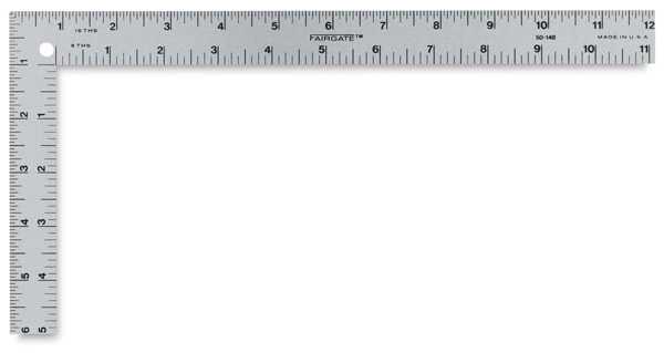 Aluminum Mini L-Square, Front