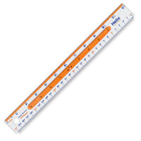 Helix Shatterproof Plastic Ruler