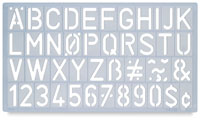 Helix Plastic Lettering Guides