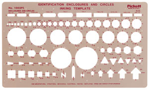 Identification Enclosures and Circles Template