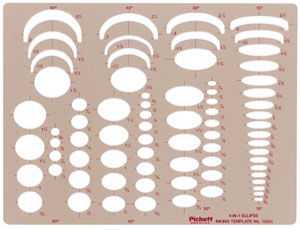 4-in-1 Ellipse Template