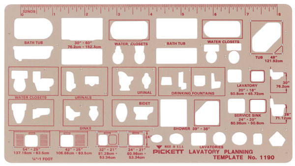 Duo Lavatory Planning Template