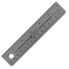 Flexible Stainless Steel Ruler, 6"