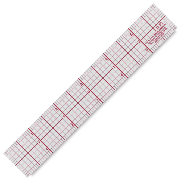8ths Graph Beveled Ruler