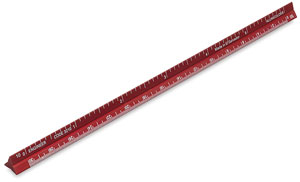 Engineering Pocket Scale, Red