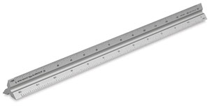 Metric Triangular Drafting Scale
