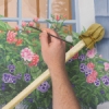 Wood Mahl Stick, In Use