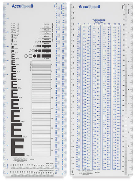 AccuSpec II Designer's Ruler Set