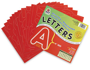 Self-Adhesive Letters