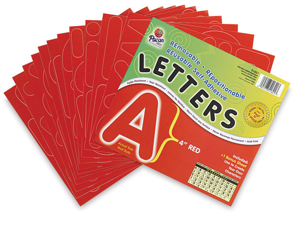 Self-Adhesive Letters