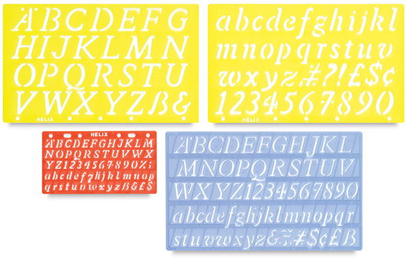 NEW! &nbsp;Italic Style Lettering Guide Value Pack