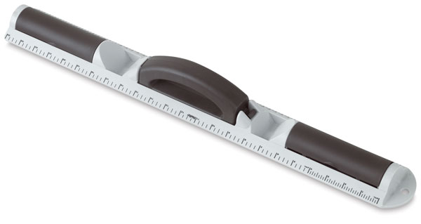 Magnetic Whiteboard Ruler with Accessory Caddy