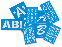 Westcott BetterLetter Plastic Letter Stencils