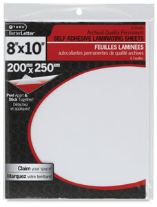 Laminating Sheets, Set of 6