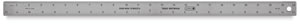 Metal Zero Centering Ruler, 24"