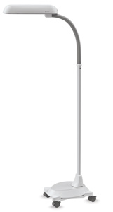 Floor Lamp with Wheelbase