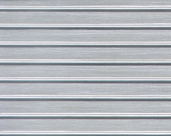 Example of painted Ribbed Roof/Corrugated Siding, 1:48 Scale