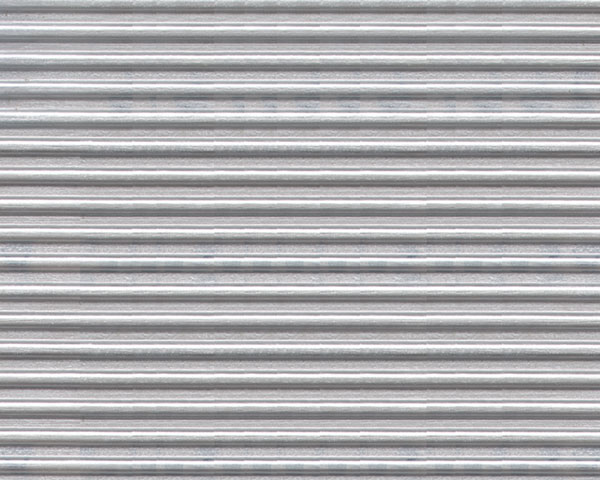 Example of painted Corrugated Siding, 1:48 Scale