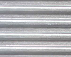 Example of painted Corrugated Siding, 1:16 Scale