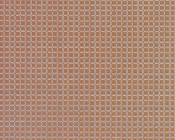 Example of painted Square Tile, 1/18"