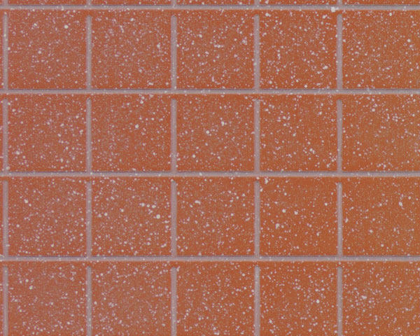 Example of painted Square Tile, 1/2"
