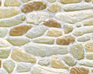 Example of painted Field Stone, 1:24 Sclae