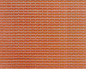 Example of painted Brick, 1:100 Scale