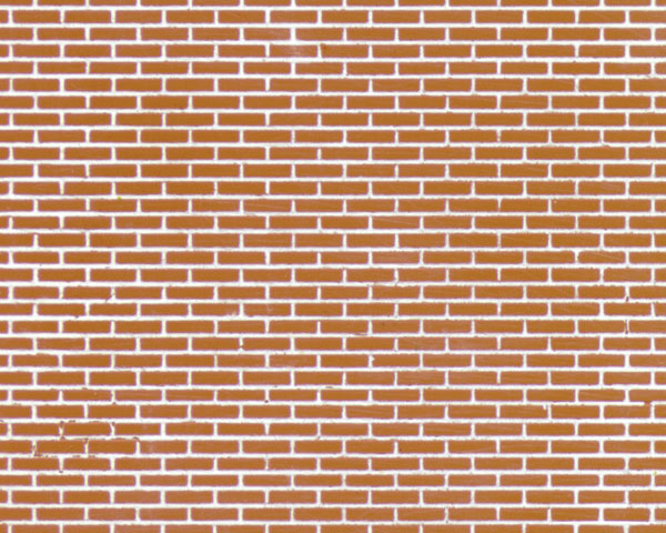 Example of painted Brick, 1:48 Scale