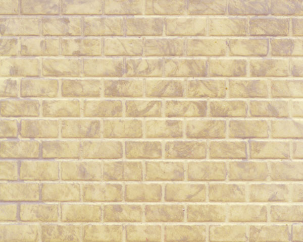 Example of painted Cement Block, 1:48 Scale