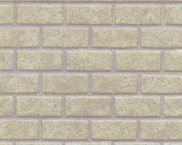 Example of painted Cement Block, 1:24 Scale