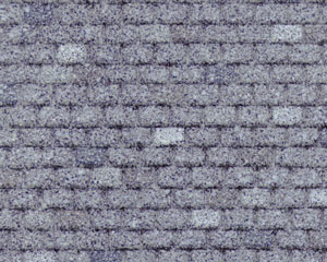 Example of painted Asphalt Shingle, 1:48 Scale
