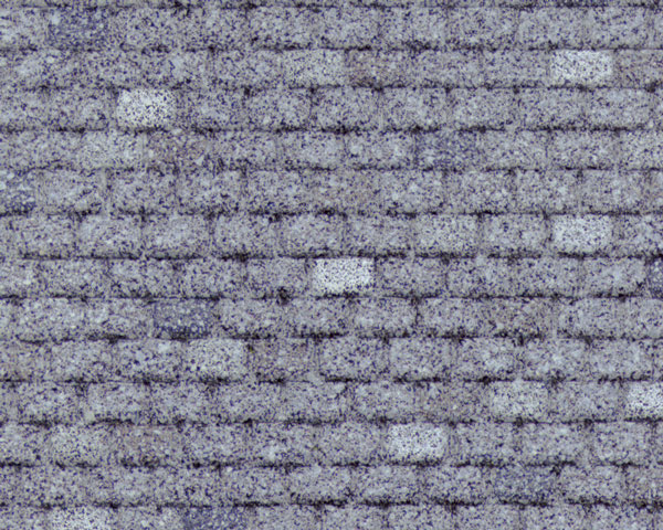 Example of painted Asphalt Shingle, 1:48 Scale