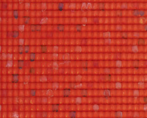 Example of painted Spanish Tile, 1:100 Scale
