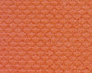 Example of painted Scalloped Edge Tile, 1:48 Scale