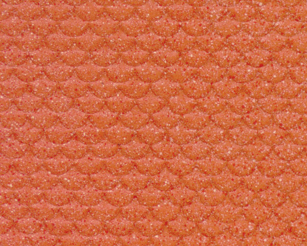 Example of painted Scalloped Edge Tile, 1:48 Scale