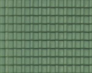 Example of painted Ridged Clay Tile, 1:48 Scale