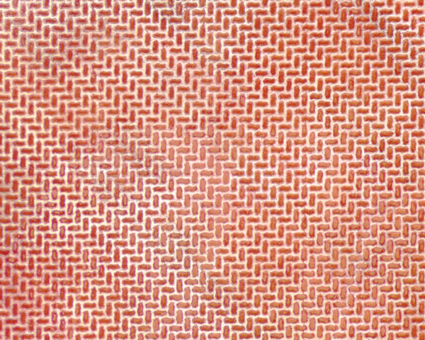 Example of painted Interlocking Paving Stone, 1:100 Scale