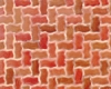 Example of painted Interlocking Paving Stone, 1:24 Scale