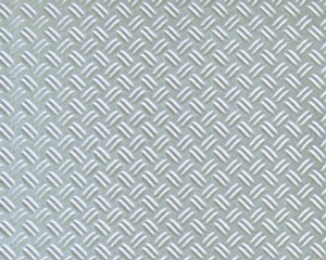 Example of painted Double Diamond Plate, 1:24 Scale