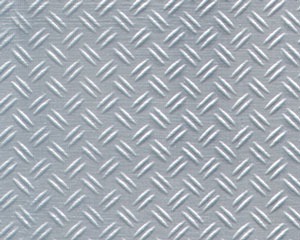Example of painted Double Diamond Plate, 1:16 Scale
