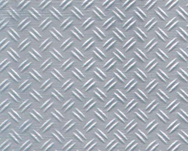 Example of painted Double Diamond Plate, 1:16 Scale