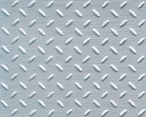 Example of painted Diamond Plate, 1:16 Scale