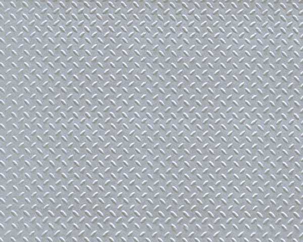 Example of painted Diamond Plate, 1:100 Scale